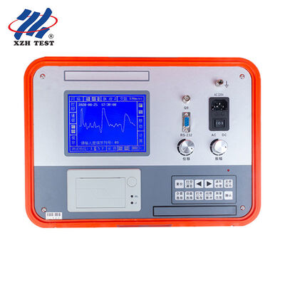 TDR Cable Fault Pre-Locator แบบพกพาพร้อมเครื่องพิมพ์ 30 กม. 5.7 นิ้ว LCD XHGG501B