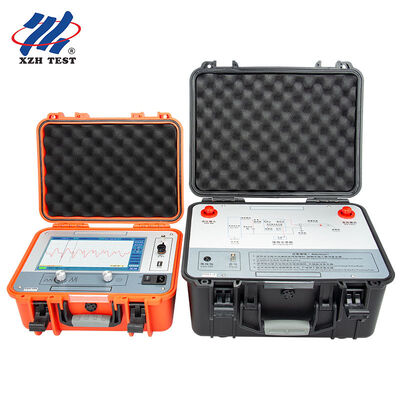 เครื่องตรวจสอบความผิดพลาด TDR Tester 10.1 นิ้ว หน้าจอสัมผัส 400MHz ตัวอย่าง ระยะทาง 120 กม.