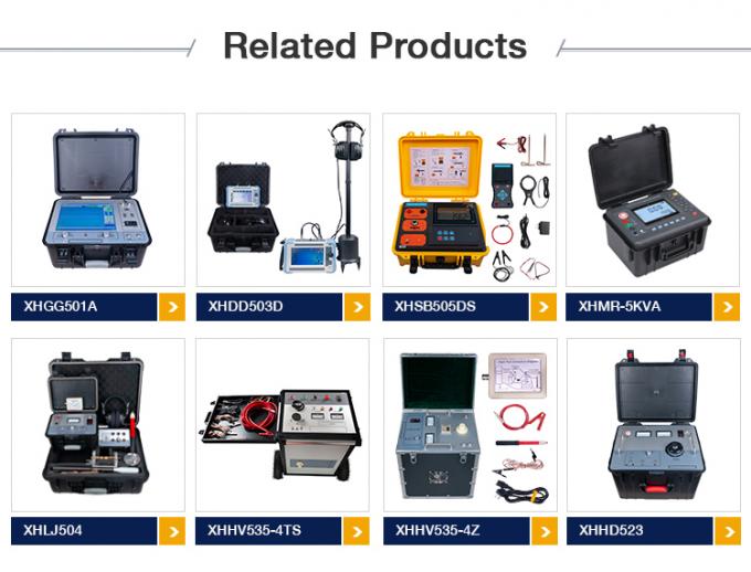 XHSC-60Q การเผาไหม้ดิจิตอลผ่านสะพาน สําหรับตําแหน่งความผิดพลาดของสายเคเบิล การเผาไหม้ผ่าน / สะพาน / การวินิจฉัยแบบฉลาด 7