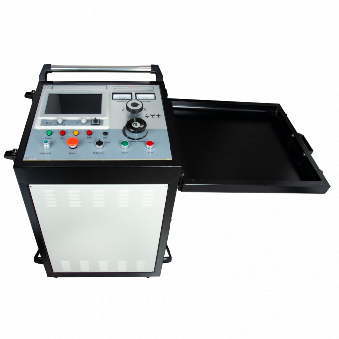 เครื่องกําเนิดแรงดันสูงสําหรับระบบการตั้งตําแหน่งความผิดพลาดของเคเบิล 8kV/16kV/32kV 60mA 2048J 2KVA 120kg AC220V XHHV535-4TSB Hv เครื่องหาความผิดพลาดของเคเบิล 0