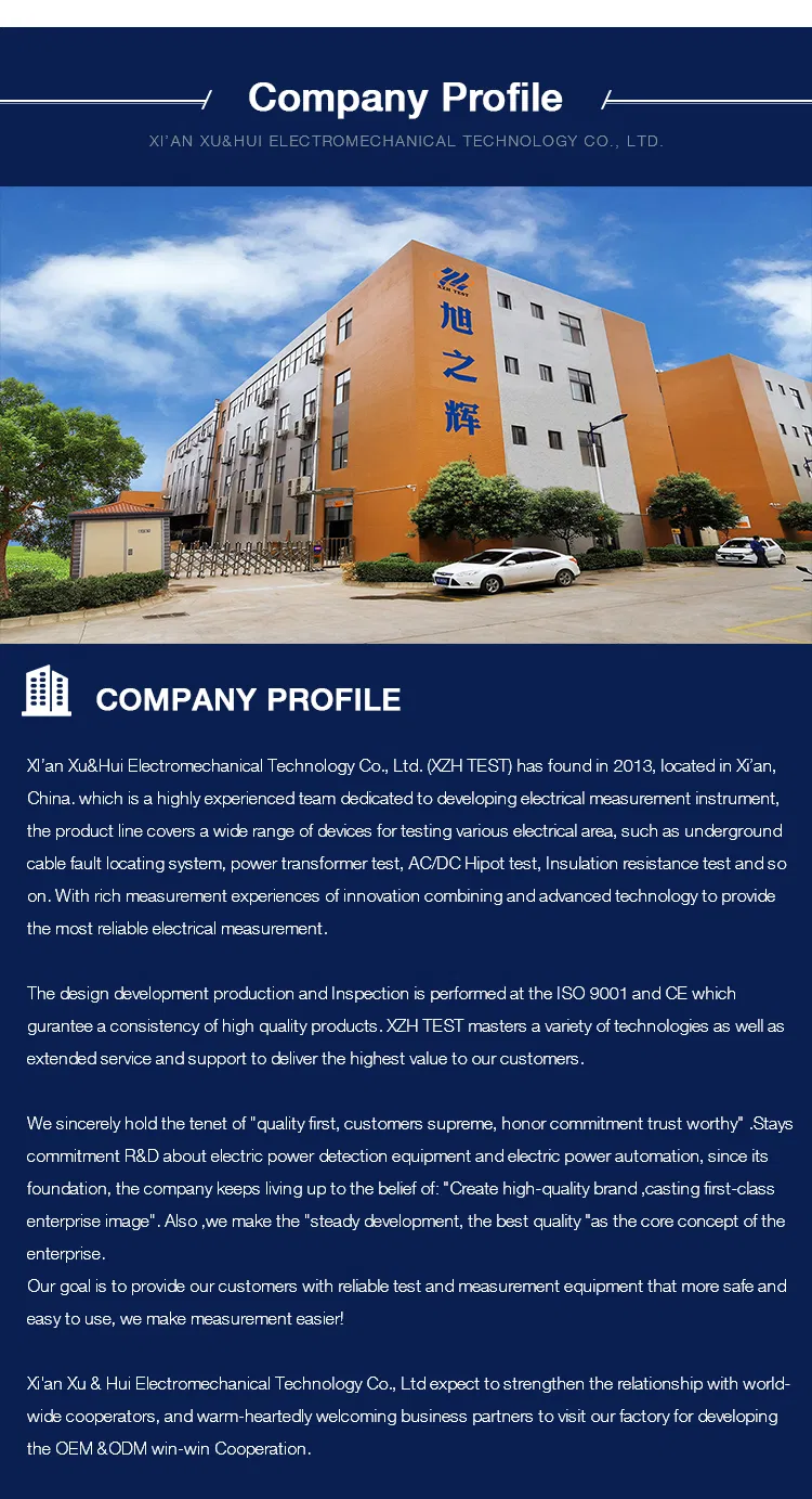 Xzh Test เครื่องตรวจหาความผิดพลาดสายเคเบิลล่าสุด Tdr ระยะทางที่ผิดพลาด 4
