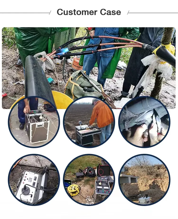 เครื่องชี้แจงความผิดพลาดของเคเบิลใต้ดิน Acousto-Magnetic Synchronization Fixed-point Cable Fault Locator 11