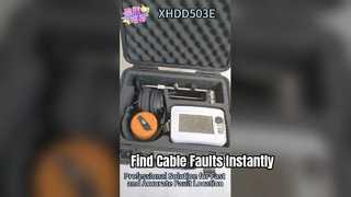 XHDD503E ตัวระบุตำแหน่งสายเคเบิลผิดพลาด การทดสอบใต้ดินที่แม่นยำ